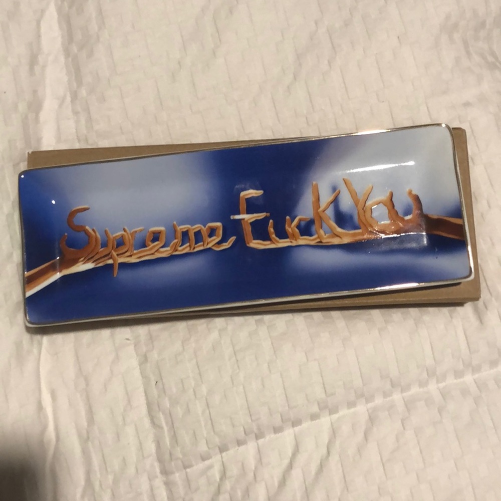 $SOLD$Authentic Supreme Blue Tray